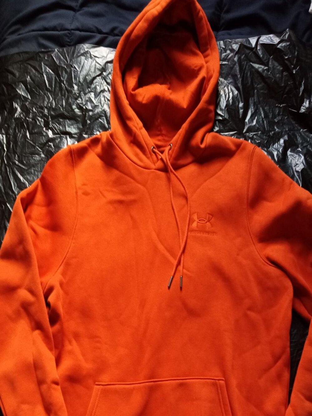 Hurley Orange Pullover Hoodie Mens Small